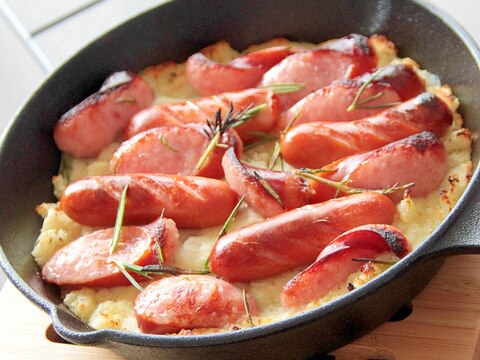 ドイツっぽい?『じゃがいもとソーセージのグリル』